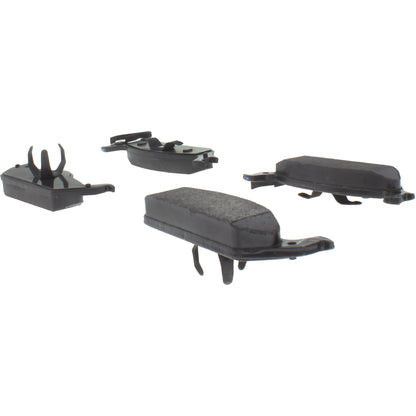 Centric Parts Disc Brake Pad Set Shimmed for Noise Reduction with Semi-Metallic Compounds