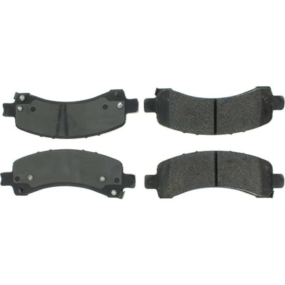 Centric Parts Disc Brake Pad Set Semi-Metallic with Noise Reduction 102.09740