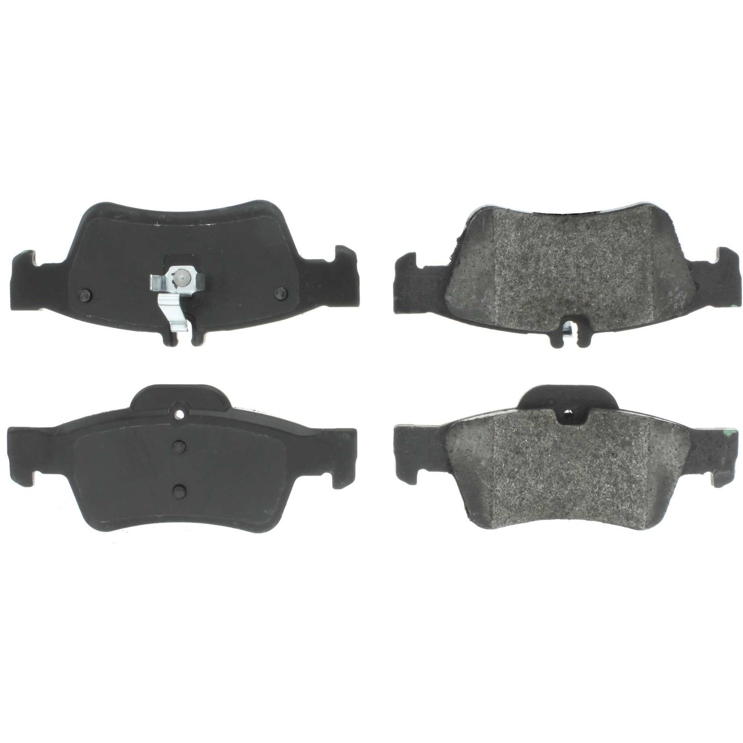 Centric Parts Disc Brake Pad Set Shimmed Metallic with Noise Reduction for 102.09860