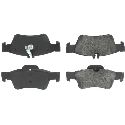 Centric Parts Disc Brake Pad Set Shimmed Metallic with Noise Reduction for 102.09860