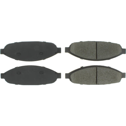 Centric Parts Disc Brake Pad Set Shimmed Semi-Metallic for 100% Asbestos and Copper Free Formula 102.09970