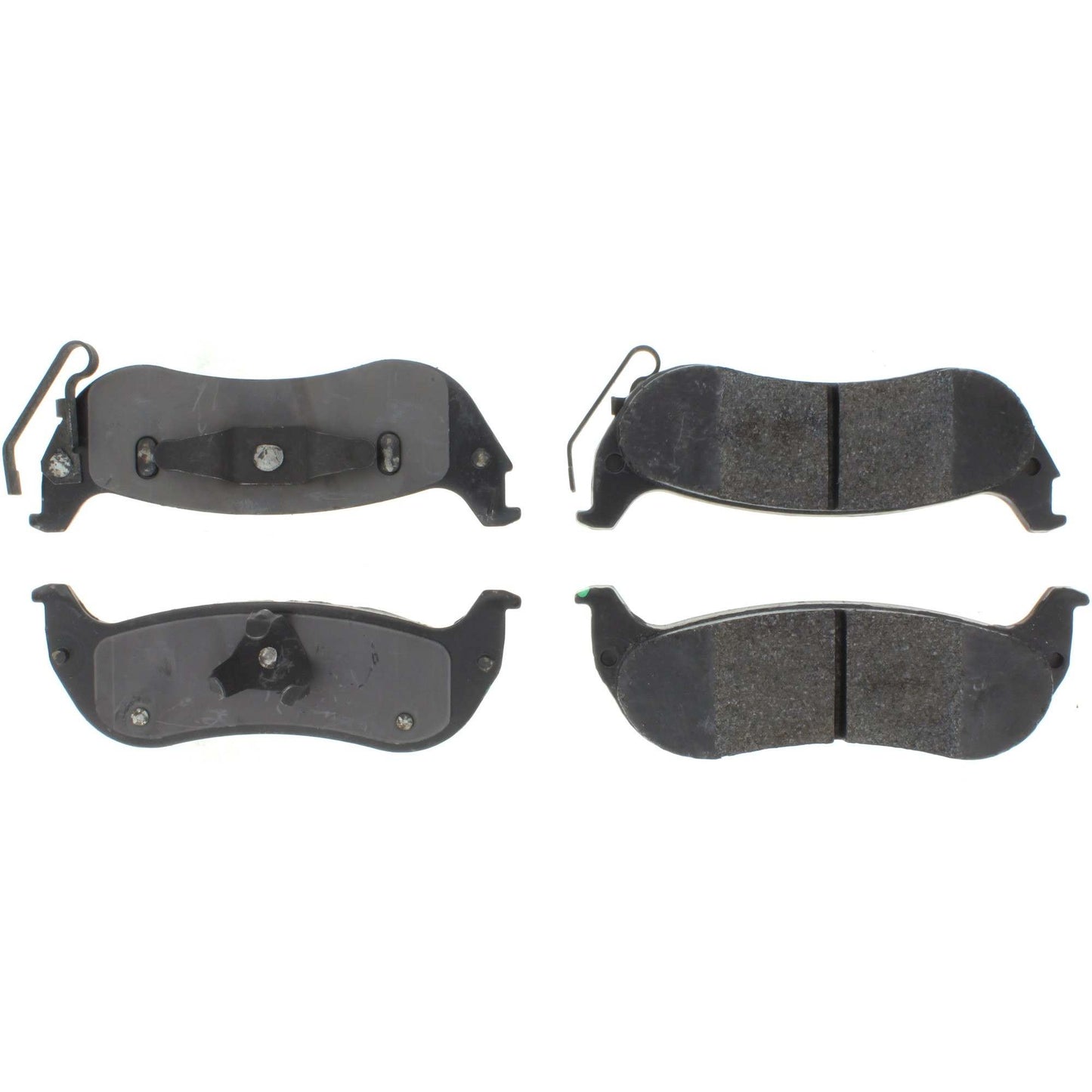 Centric Parts Disc Brake Pad Set Shimmed Semi-Metallic for 100% Asbestos and Copper Free Formula 102.09980
