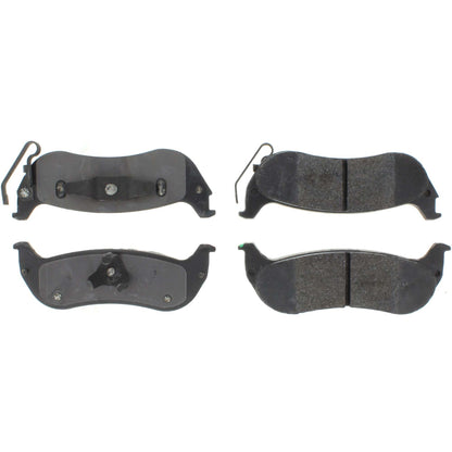 Centric Parts Disc Brake Pad Set Shimmed Semi-Metallic for 100% Asbestos and Copper Free Formula 102.09980