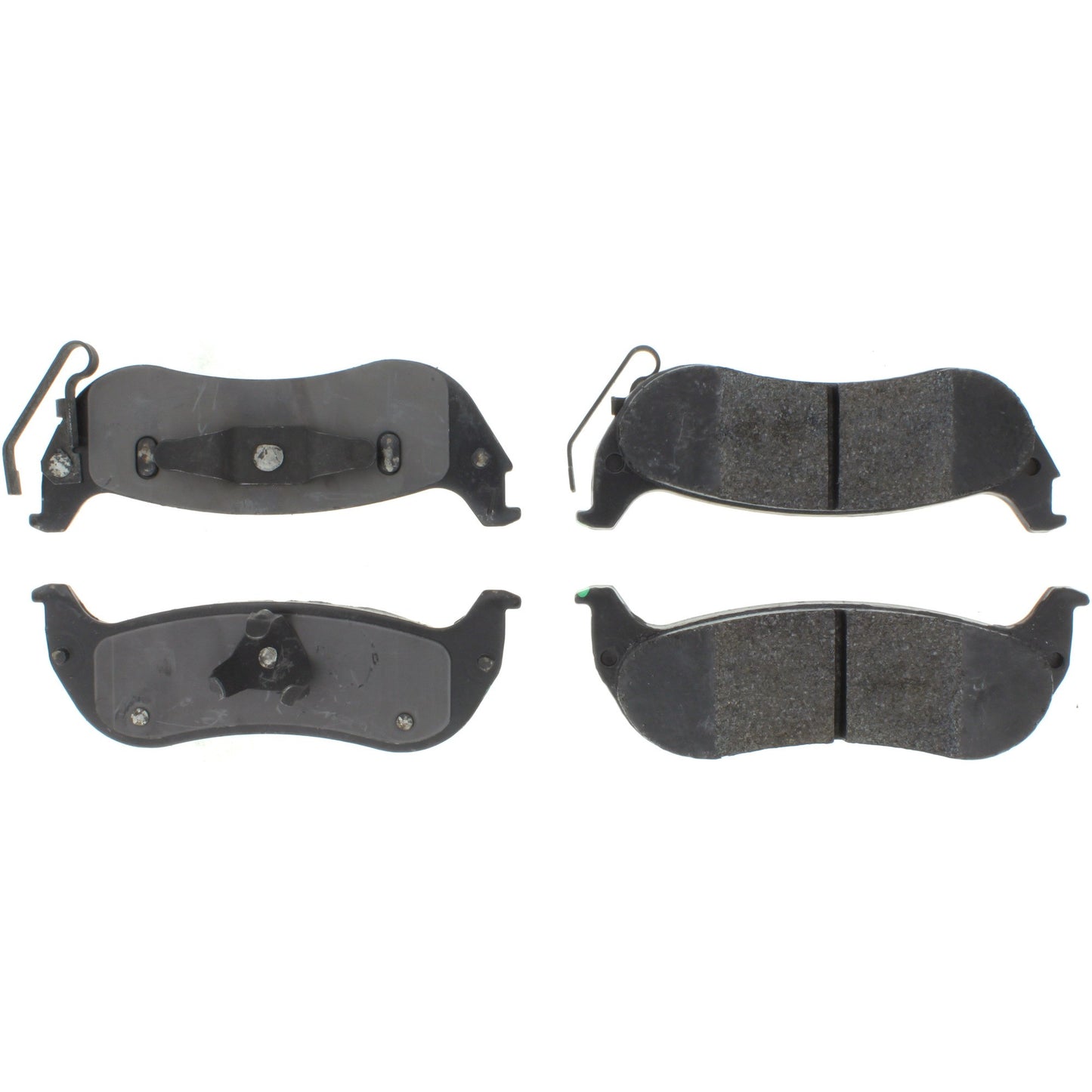 Centric Parts Disc Brake Pad Set Shimmed Semi-Metallic for 100% Asbestos and Copper Free Formula 102.09980