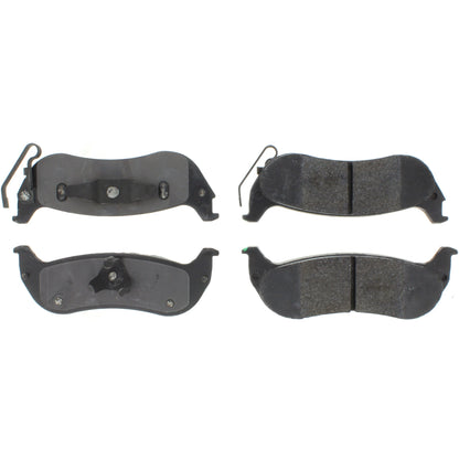 Centric Parts Disc Brake Pad Set Shimmed Semi-Metallic for 100% Asbestos and Copper Free Formula 102.09980