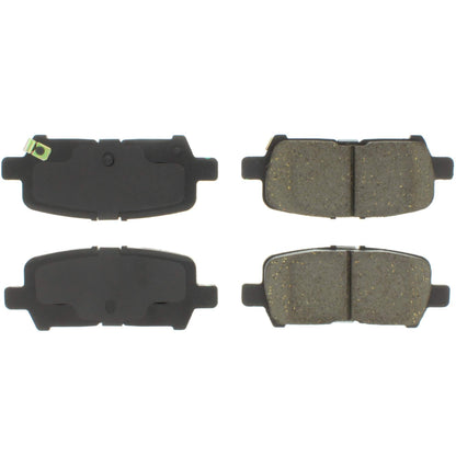 Centric Parts Disc Brake Pad Set Semi-Metallic with Noise Reduction 102.09990