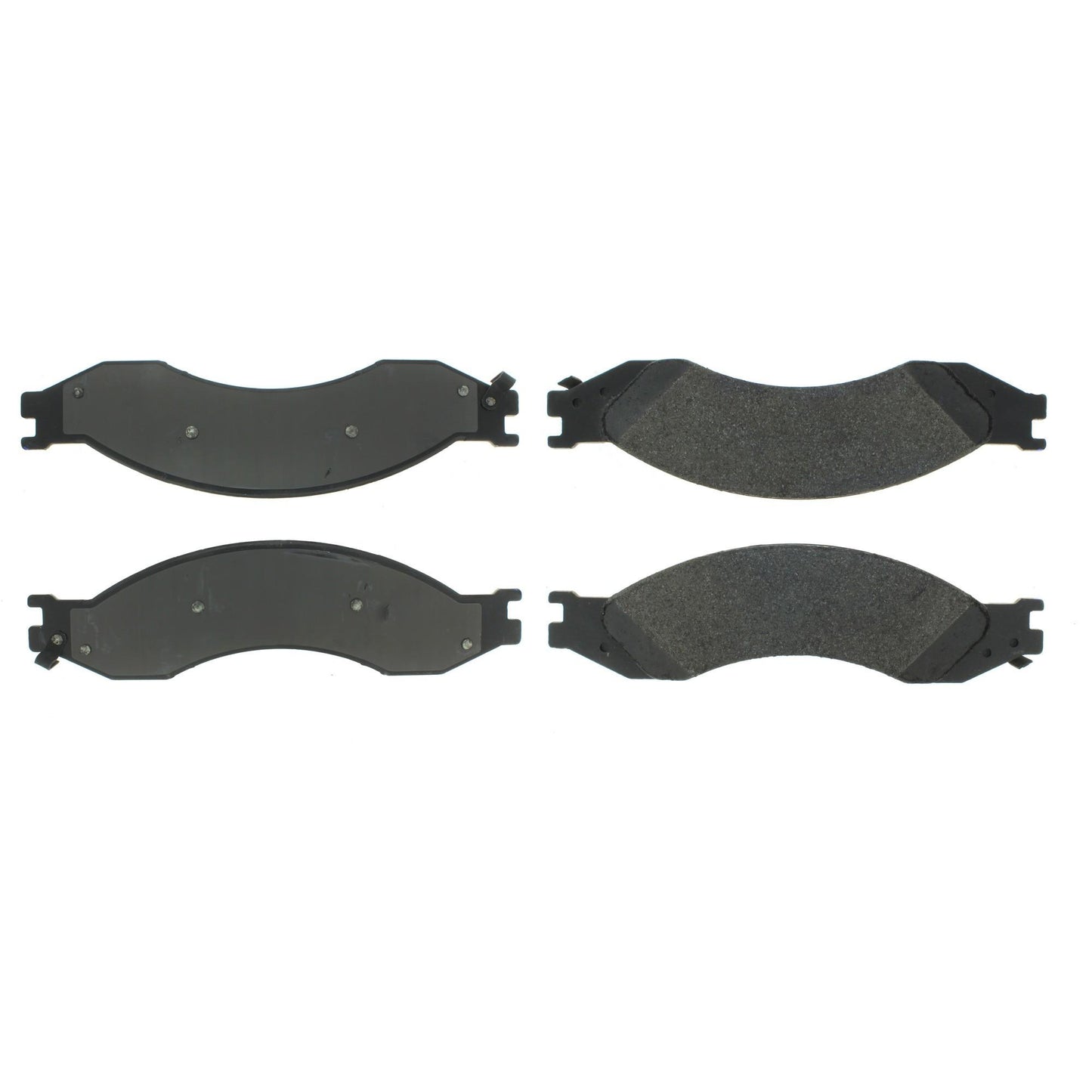 Centric Parts Disc Brake Pad Set Semi-Metallic with Noise Reduction 102.10100