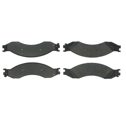 Centric Parts Disc Brake Pad Set Semi-Metallic with Noise Reduction 102.10100