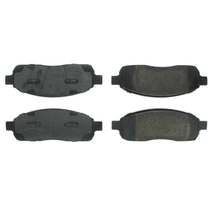 Centric Parts Disc Brake Pad Set with Semi-Metallic compounds 102.10110