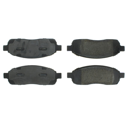 Centric Parts Disc Brake Pad Set with Semi-Metallic compounds 102.10110