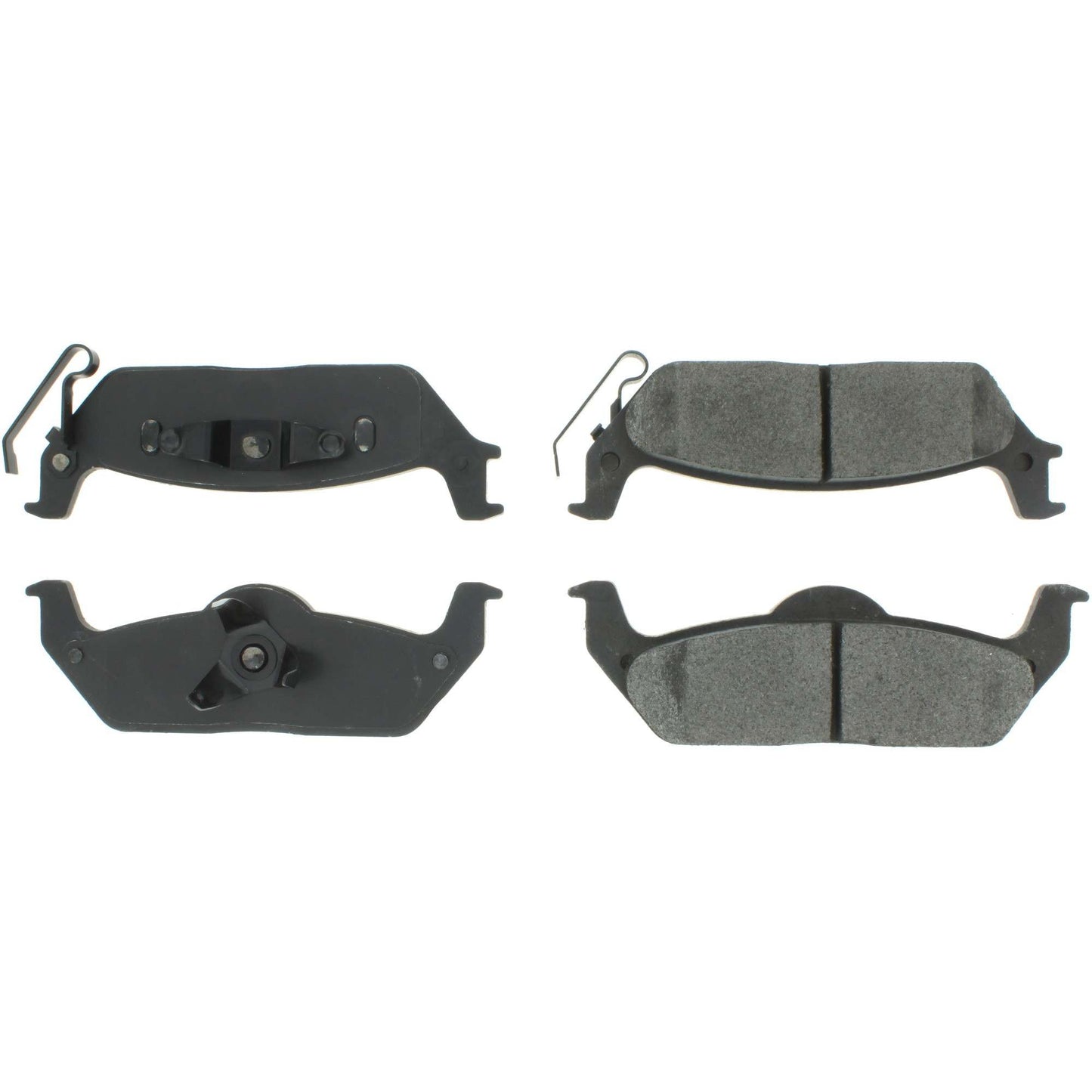 Centric Parts Disc Brake Pad Set Semi-Metallic with Noise Reduction 102.10120