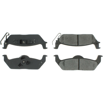 Centric Parts Disc Brake Pad Set Semi-Metallic with Noise Reduction 102.10120