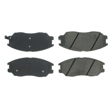Centric Parts Disc Brake Pad Set with Semi-Metallic compounds 102.10130
