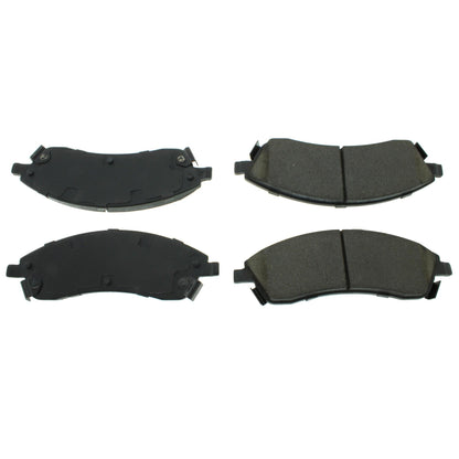 Centric Parts Disc Brake Pad Set with Semi-Metallic compounds 102.10190