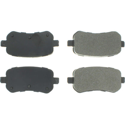 Centric Parts Disc Brake Pad Set with Semi-Metallic compounds for 102.10210