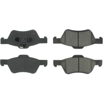 Centric Parts Disc Brake Pad Set Shimmed Semi-Metallic for 100% Asbestos and Copper Free Formula 102.10471