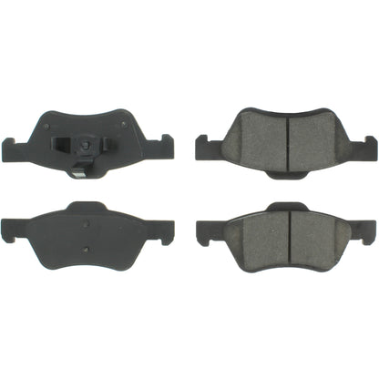 Centric Parts Disc Brake Pad Set Shimmed Semi-Metallic for 100% Asbestos and Copper Free Formula 102.10471