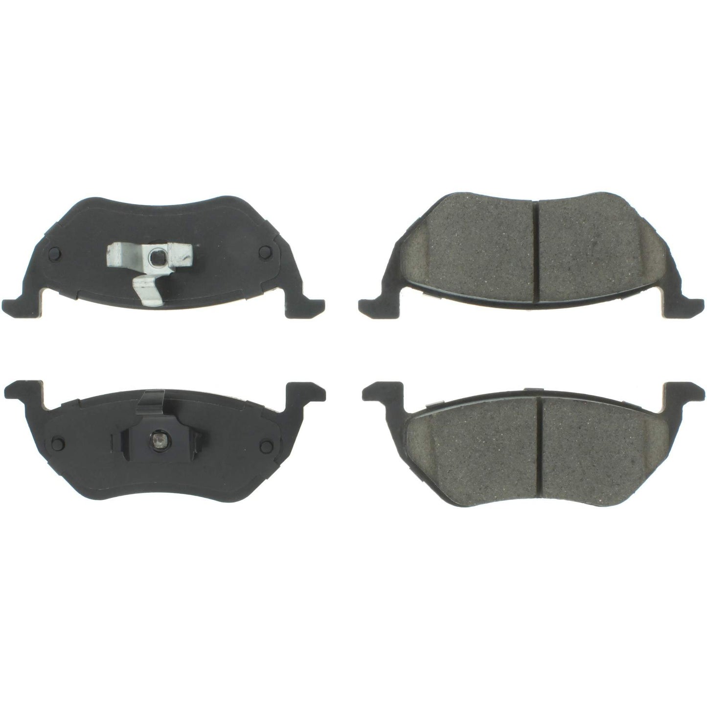 Centric Parts Disc Brake Pad Set with Semi-Metallic compounds 102.10550