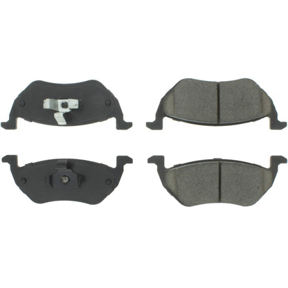 Centric Parts Disc Brake Pad Set with Semi-Metallic compounds 102.10550