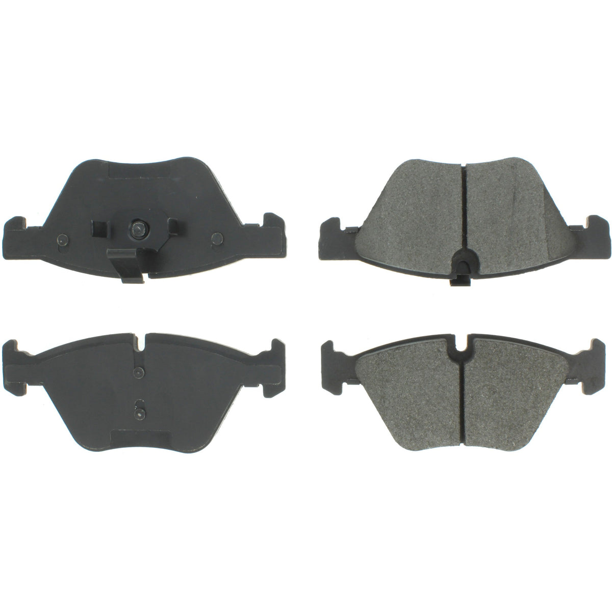 Centric Parts Disc Brake Pad Set with Semi-Metallic compounds 102.10610