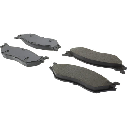 Centric Parts Disc Brake Pad Set with Semi-Metallic compounds 102.10660