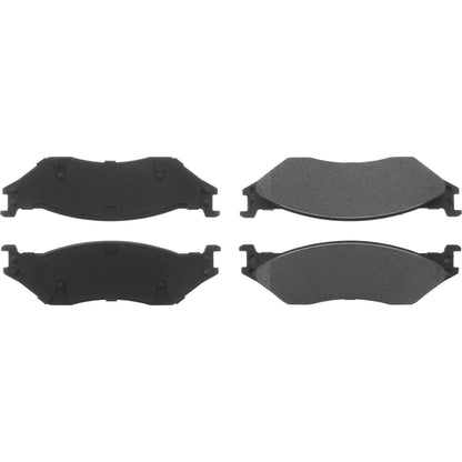 Centric Parts Disc Brake Pad Set with Semi-Metallic compounds 102.10660