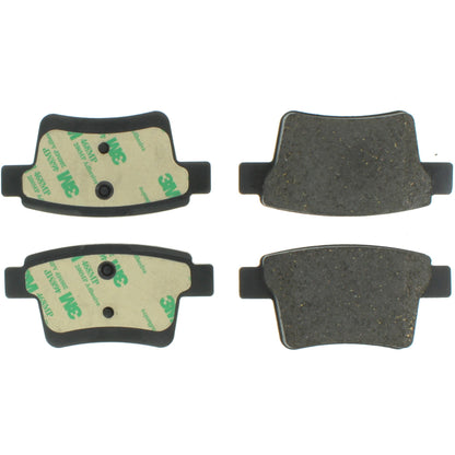 Centric Parts Disc Brake Pad Set Semi-Metallic with Noise Reduction 102.10710