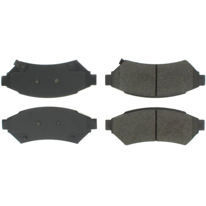 Centric Parts Disc Brake Pad Set with Semi-Metallic compounds 102.10750