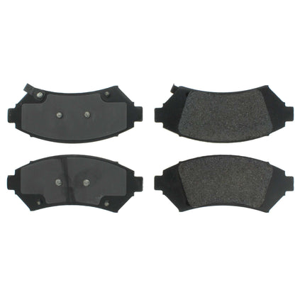 Centric Parts Disc Brake Pad Set Semi-Metallic with Shims for 2005 Buick LeSabre, Park Avenue, Cadillac DeVille, Chevrolet Impala, Monte Carlo, Pontiac Bonneville 102.10760