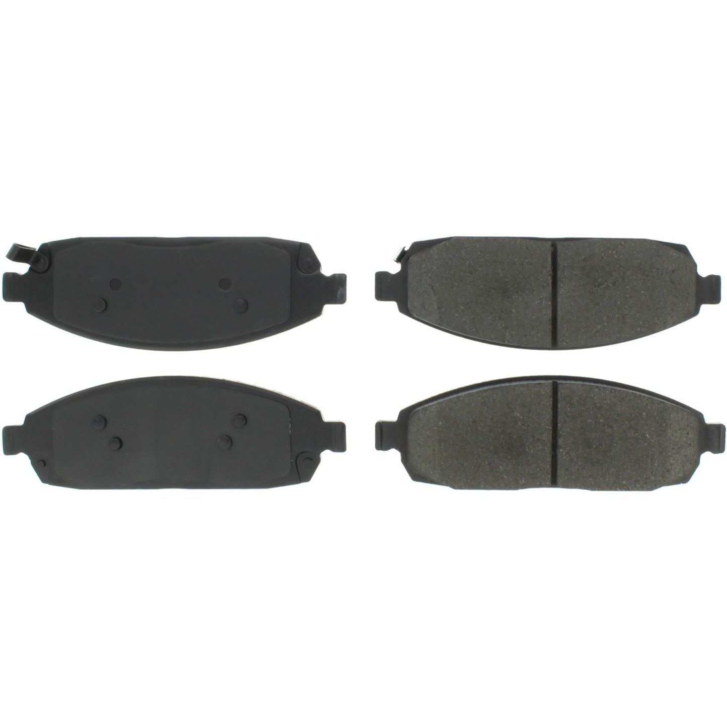 Centric Parts Disc Brake Pad Set Semi-Metallic with Shims for 2006-2010 Jeep Commander 2005-2010 Grand Cherokee 102.10800