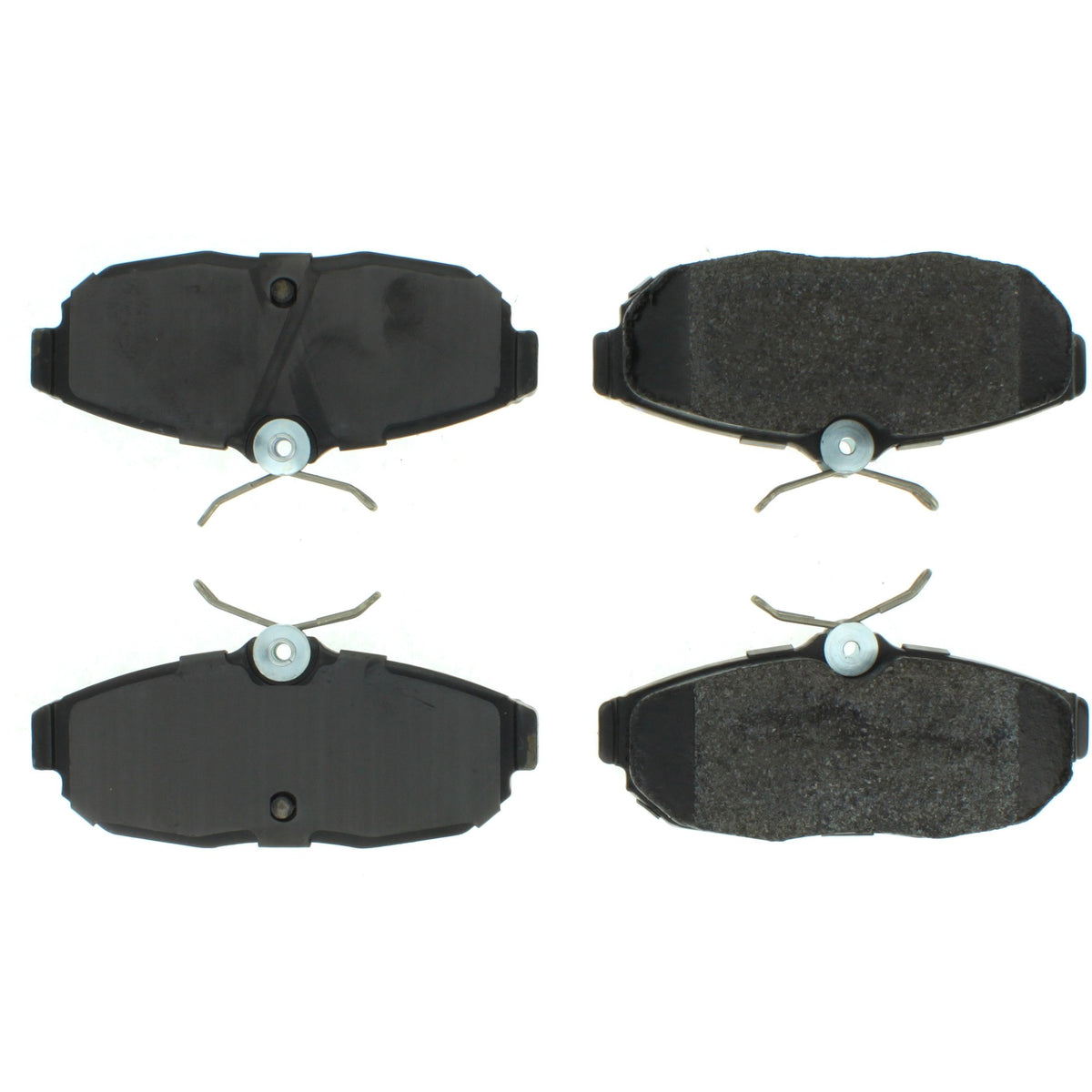 Centric Parts Disc Brake Pad Set Semi-Metallic with Shims for 2005-2011 Ford Mustang 102.10820