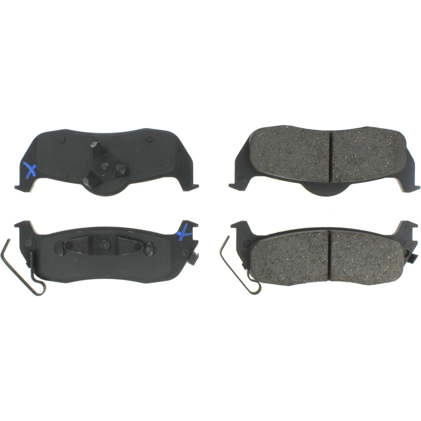 Centric Parts Disc Brake Pad Set Semi-Metallic with Shims for 2006-2010 Jeep Commander 2005-2010 Grand Cherokee 102.10870