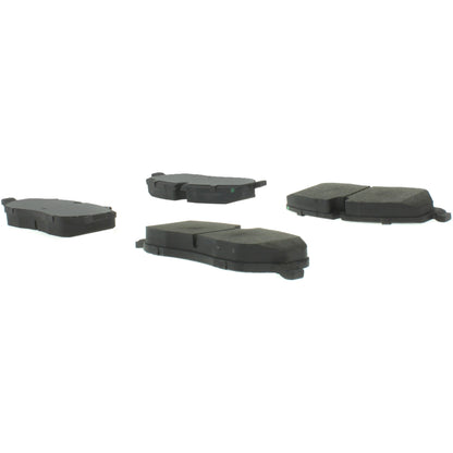 Centric Parts Disc Brake Pad Set Semi-Metallic with Shims for 2005-2009 Land Rover LR3, Range Rover 2006-2009 102.10980