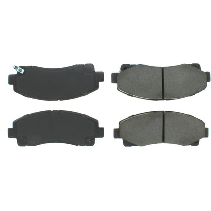 Centric Parts Disc Brake Pad Set Semi-Metallic with Shims for 2009-2014 Acura TL 2011-2006 Honda Ridgeline 102.11020