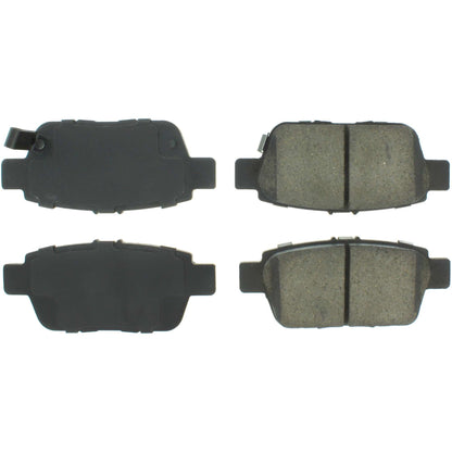Centric Parts Disc Brake Pad Set Semi-Metallic with Shims for 2009-2014 Acura TL, 2006-2014 Honda Ridgeline 102.11030