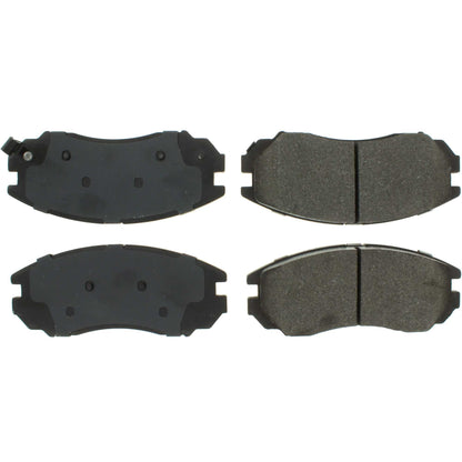 Centric Parts Disc Brake Pad Set Semi-Metallic with Shims for 2004-2008 Hyundai Tiburon 102.11040