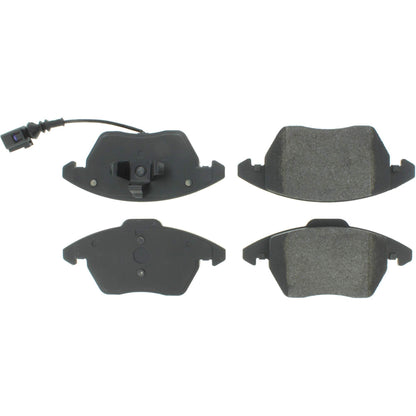 Centric Parts Disc Brake Pad Set Semi-Metallic with Shims for Audi A1 2018-2011, A3 2013-2005, Seat Altea 2012-2010