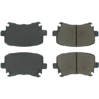 Centric Parts Disc Brake Pad Set C-Tek Semi-Metallic with Shims for Audi A3 2006-2013, A4 2001-2009, A6 2005-2011 102.11080