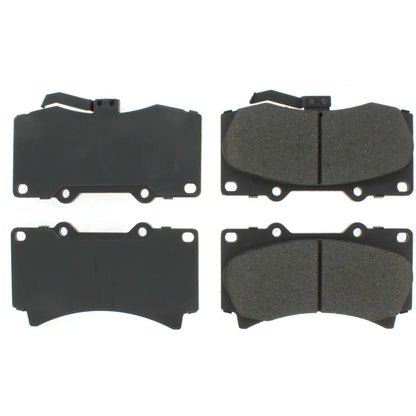 Centric Parts Disc Brake Pad Set Semi-Metallic with Shims for 2006-2010 Hummer H3, 2009-2010 H3T 102.11190