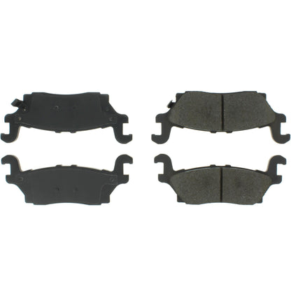 Centric Parts Disc Brake Pad Set Semi-Metallic with Shims for 2006-2010 Hummer H3/H3T 102.11200