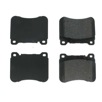 Centric Parts Disc Brake Pad Set Semi-Metallic with Shims for 2005-2007 Mercedes-Benz C230, 2005 C320, 2006-2007 C350, 2008-2009 CLK350, 2006-2008 SLK280, 2009-2011 SLK300, 2006-2011 SLK350 102.11210