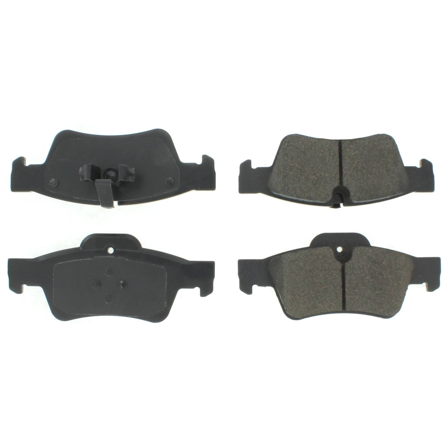 Centric Parts Disc Brake Pad Set C-Tek Semi-Metallic with Shims for 2005-2017 Mercedes-Benz G55 AMG, G65 AMG, GL320-GL550, ML320-ML550, R320-R500 102.11220