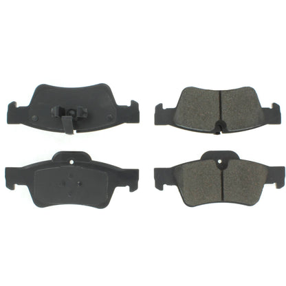Centric Parts Disc Brake Pad Set C-Tek Semi-Metallic with Shims for 2005-2017 Mercedes-Benz G55 AMG, G65 AMG, GL320-GL550, ML320-ML550, R320-R500 102.11220