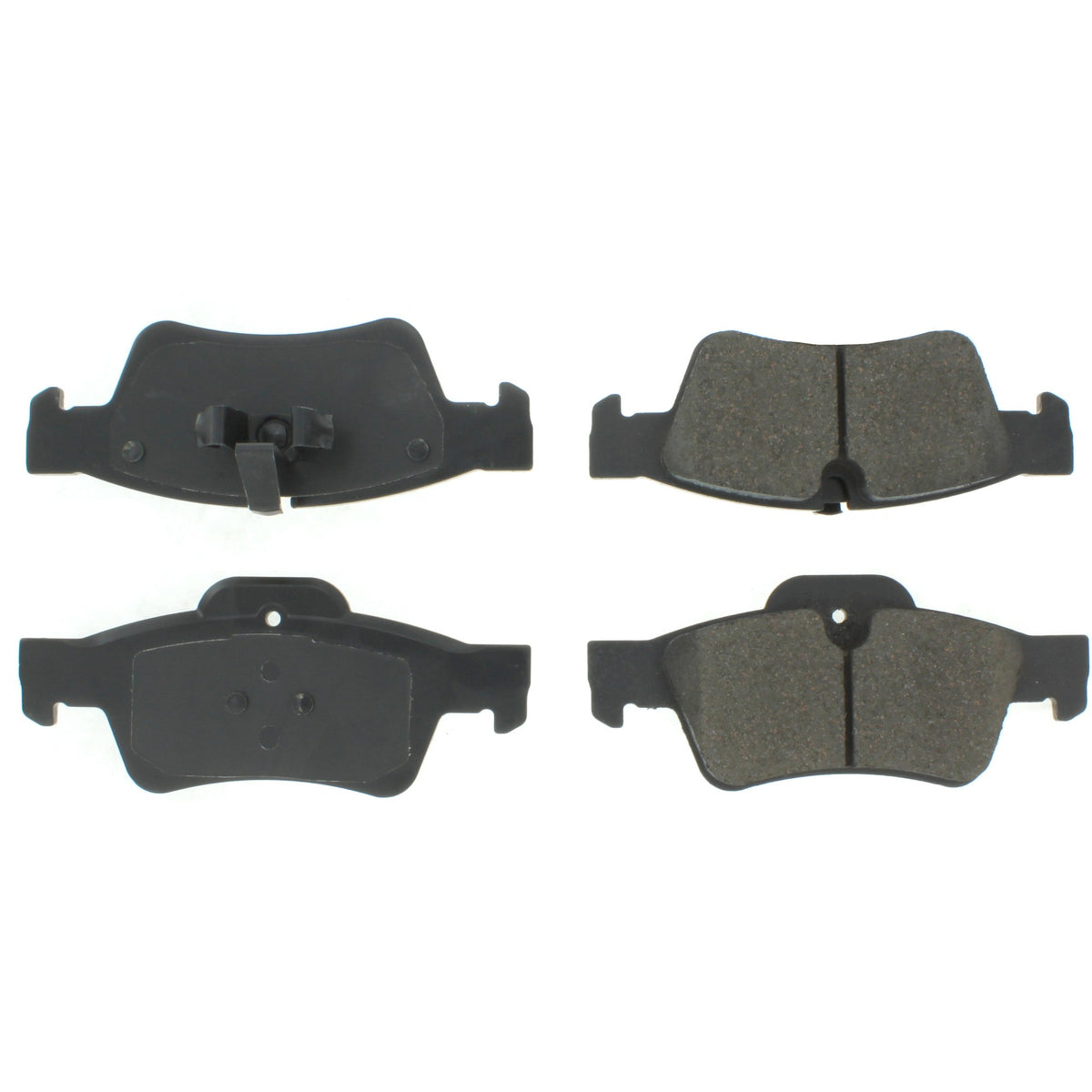 Centric Parts Disc Brake Pad Set C-Tek Semi-Metallic with Shims for 2005-2017 Mercedes-Benz G55 AMG, G65 AMG, GL320-GL550, ML320-ML550, R320-R500 102.11220