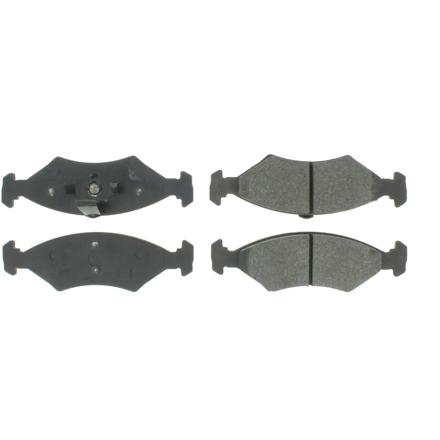 Centric Parts Disc Brake Pad Set Shimmed Semi-Metallic 102.11400