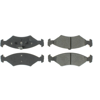 Centric Parts Disc Brake Pad Set Shimmed Semi-Metallic 102.11400