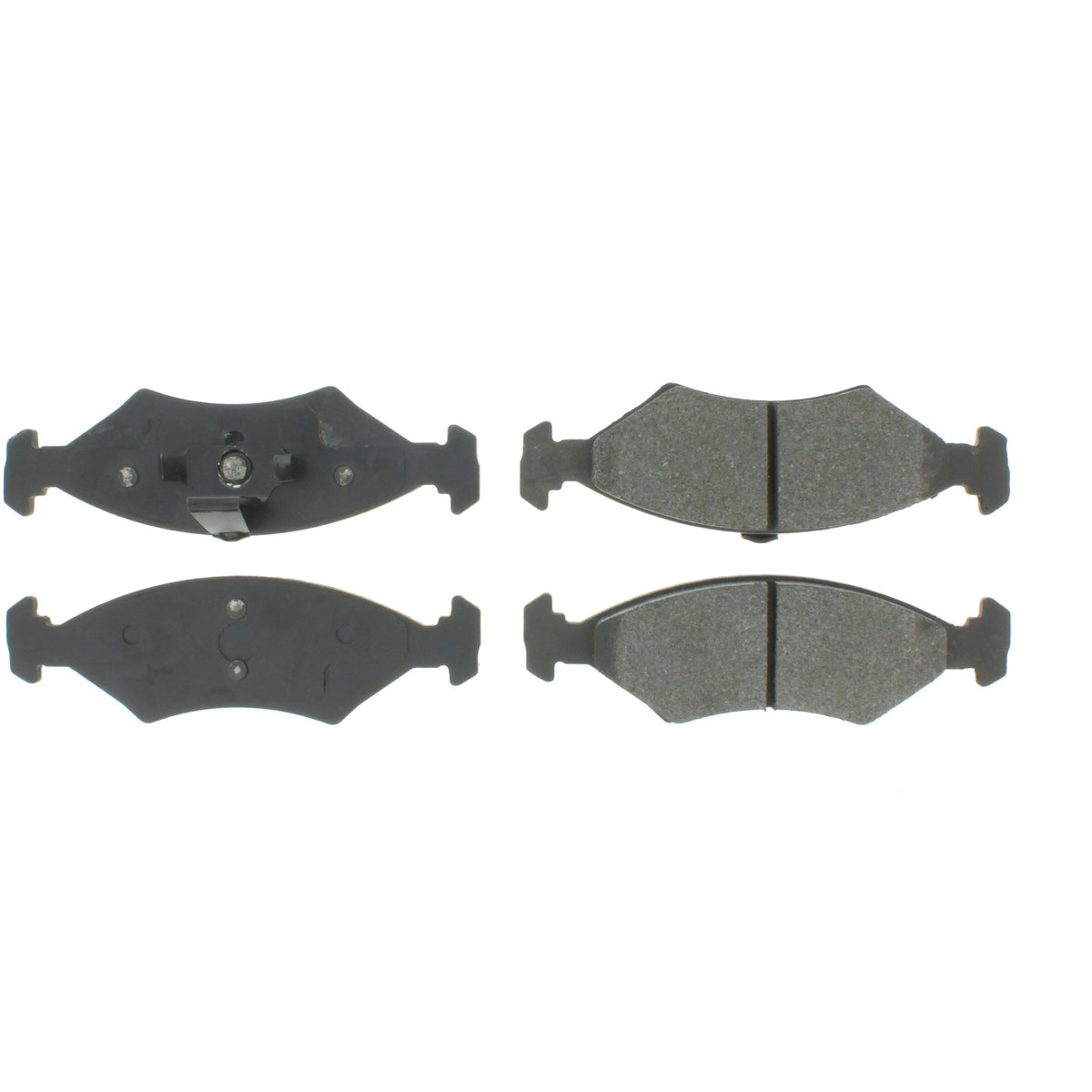 Centric Parts Disc Brake Pad Set Shimmed Semi-Metallic 102.11400