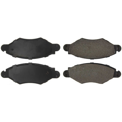 Centric Parts Disc Brake Pad Set Semi-Metallic with Shims for 2000-2009 Peugeot 206 102.11430