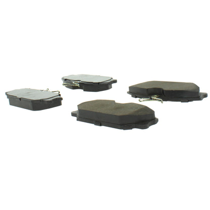 Centric Parts Disc Brake Pad Set Semi-Metallic with Shims for Renault Clio 2002-2006, Megane 2001-2006, Megane 2009-2010, Scenic 2001-2003 102.11450