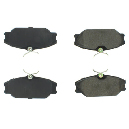 Centric Parts Disc Brake Pad Set Semi-Metallic with Shims for Renault Clio 2002-2006, Megane 2001-2006, Megane 2009-2010, Scenic 2001-2003 102.11450